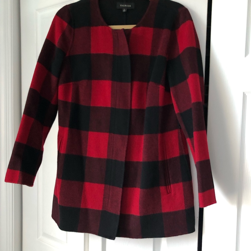 Talbots plaid jacket
